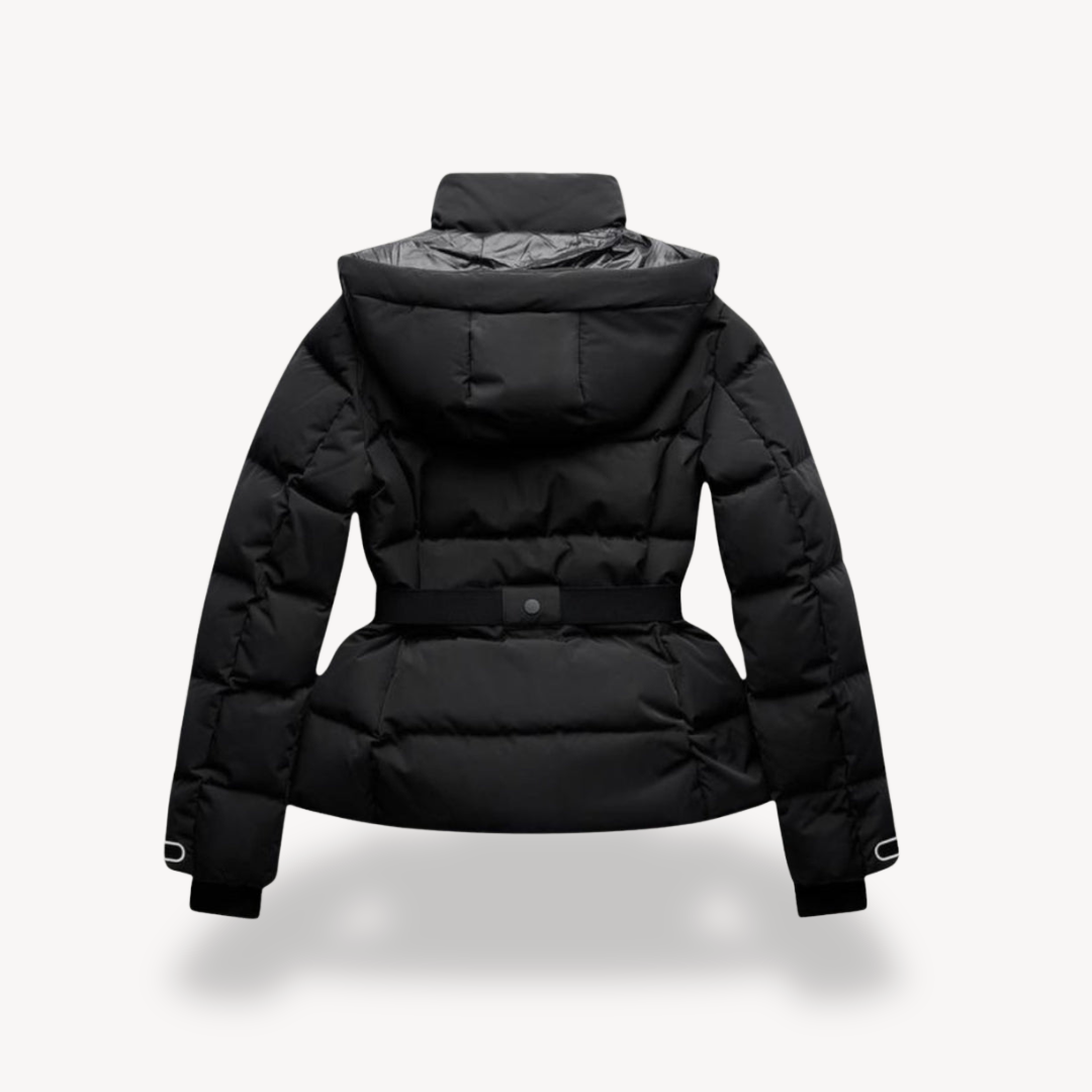 Women’s Belted Winter Puffer Jacket