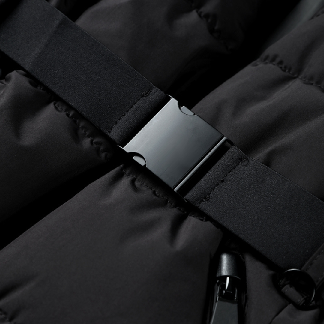 Women’s Belted Winter Puffer Jacket