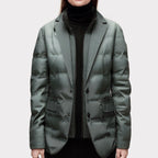 Women’s Button Front Puffer Jacket