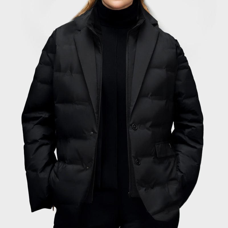 Women’s Button Front Puffer Jacket