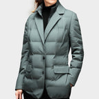 Women’s Button Front Puffer Jacket