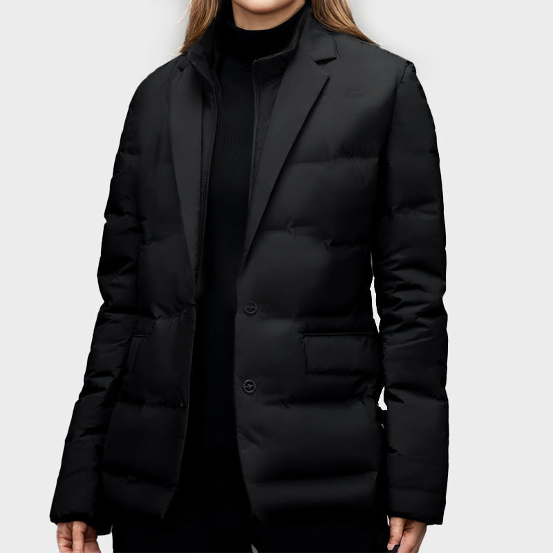 Women’s Button Front Puffer Jacket