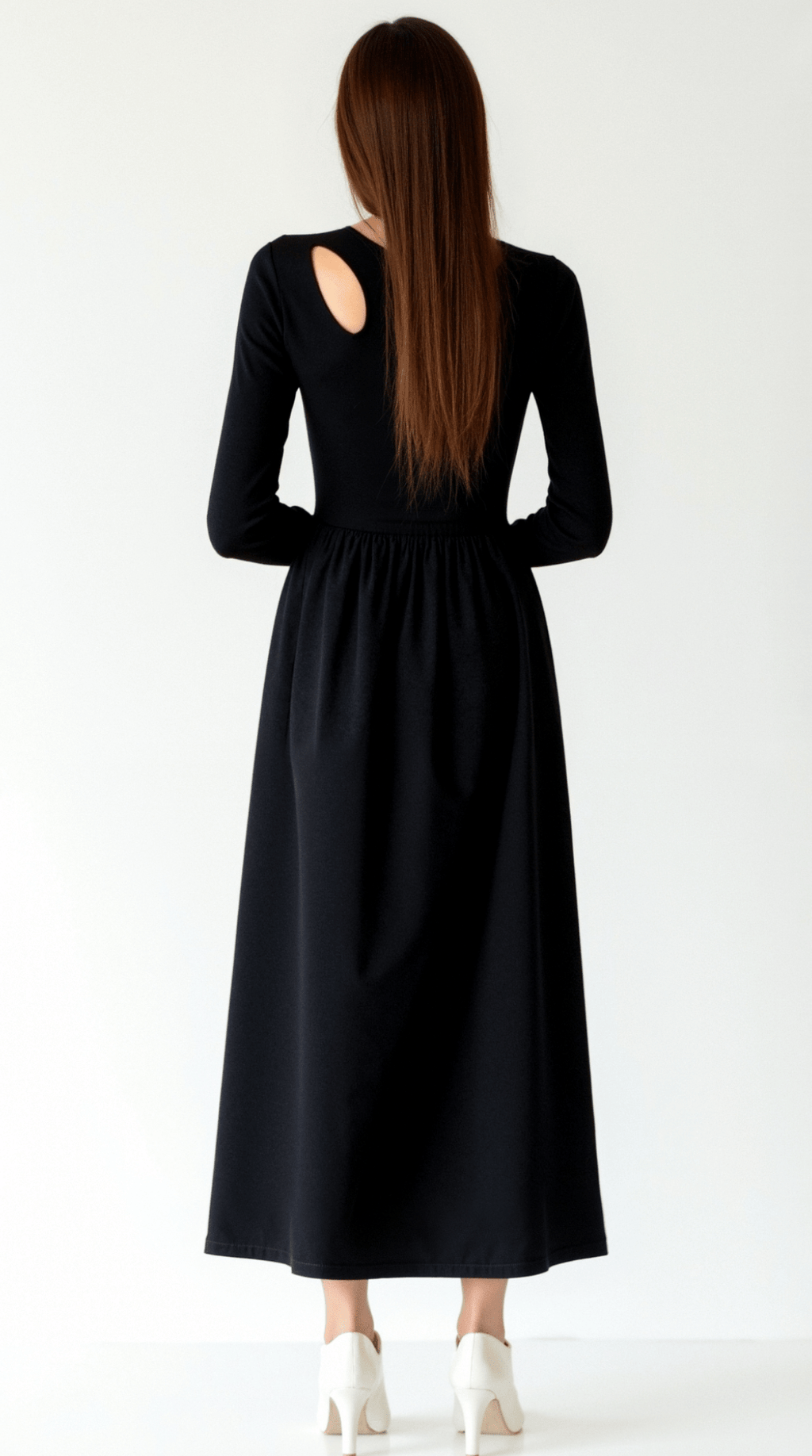 Women’s Evening Dress Maxi Long Sleeve