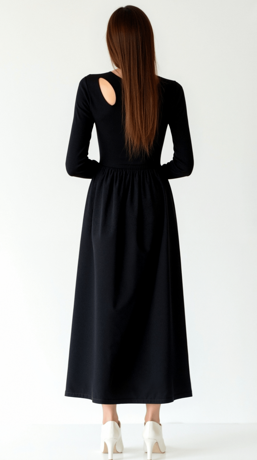 Women’s Evening Dress Maxi Long Sleeve
