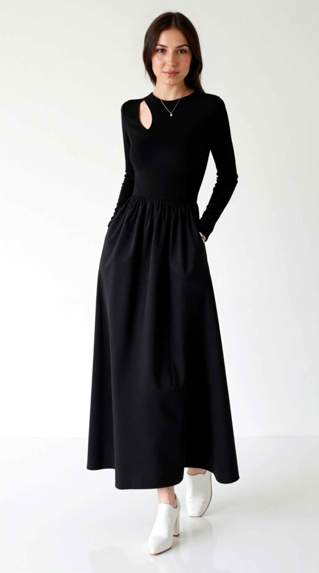 Women’s Evening Dress Maxi Long Sleeve