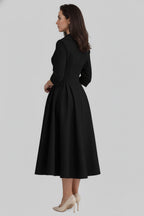 Women’s Formal Long Sleeve Dress Midi