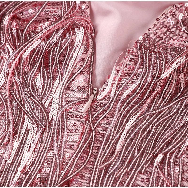 Women’s Fringe Party Dress Mini