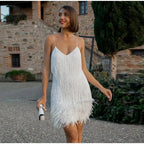 Women’s Fringe Party Dress Mini