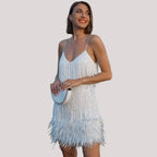 Women’s Fringe Party Dress Mini