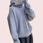 Women’s High Neck Drawstring Hoodie