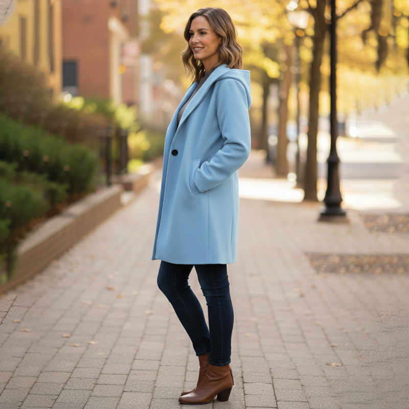 Women’s Hooded Long Coat