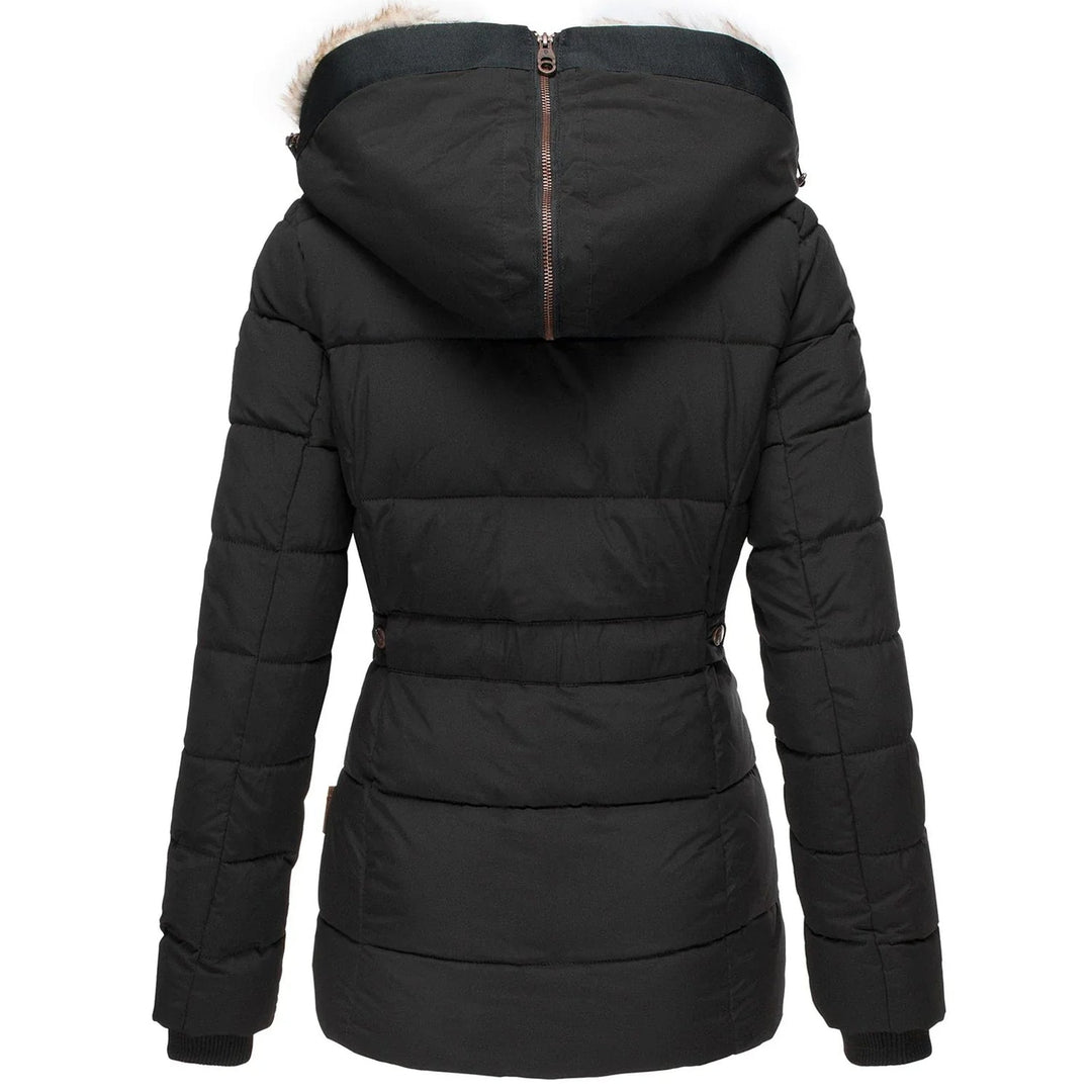 Women’s Hooded Puffer Jacket Zip Up