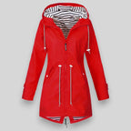Women’s Hooded Rain Jacket Zip Up