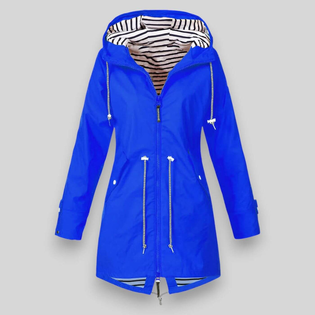Women’s Hooded Rain Jacket Zip Up