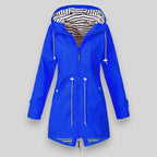 Women’s Hooded Rain Jacket Zip Up