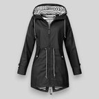 Women’s Hooded Rain Jacket Zip Up