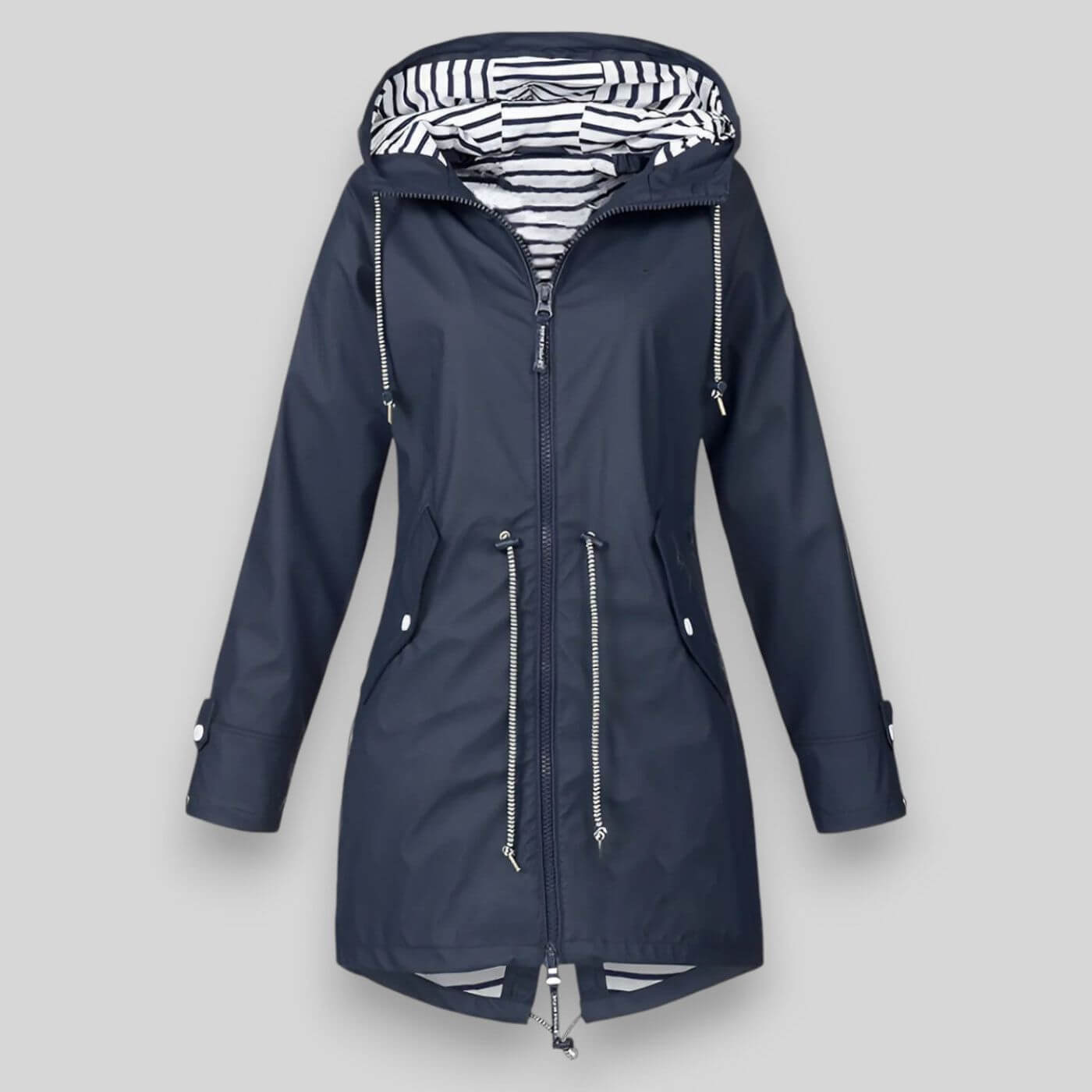 Women’s Hooded Rain Jacket Zip Up
