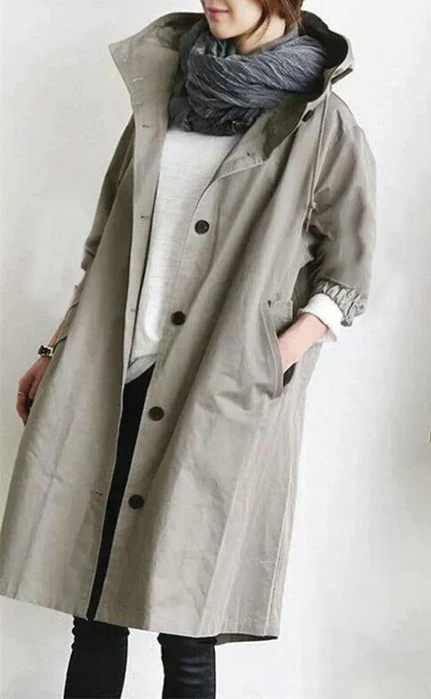 Women’s Hooded Trench Coat
