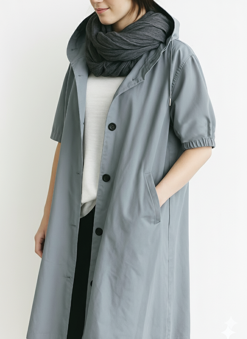 Women’s Hooded Trench Coat