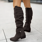 Women’s Knee High Boots Side Zip