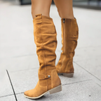 Women’s Knee High Boots Side Zip
