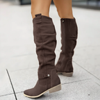 Women’s Knee High Boots Side Zip