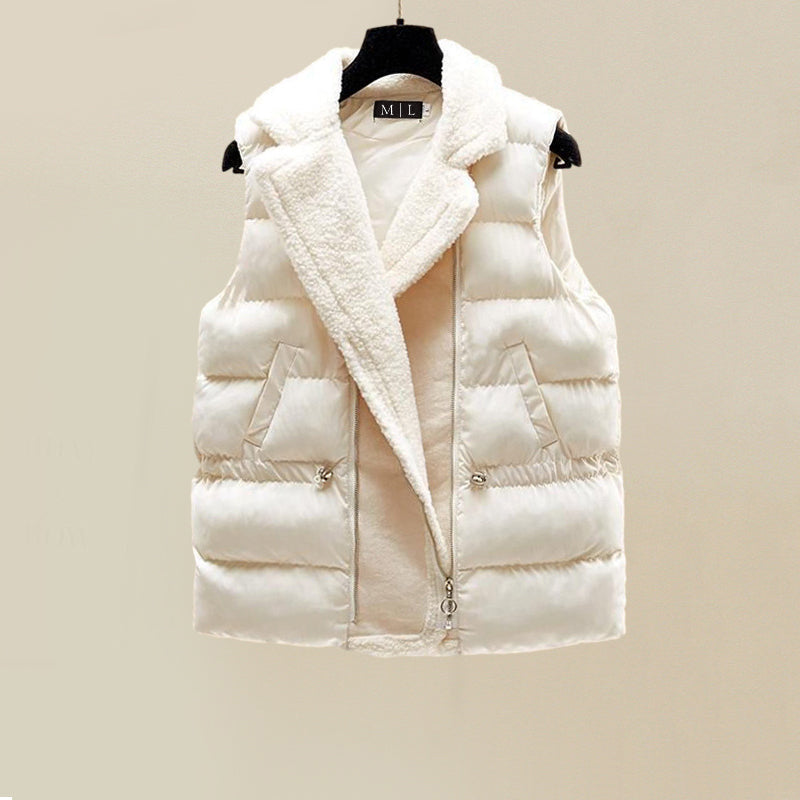 Women’s Knit Set Winter Puffer Vest