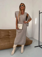 Women’s Knit Two-Piece Dress Set