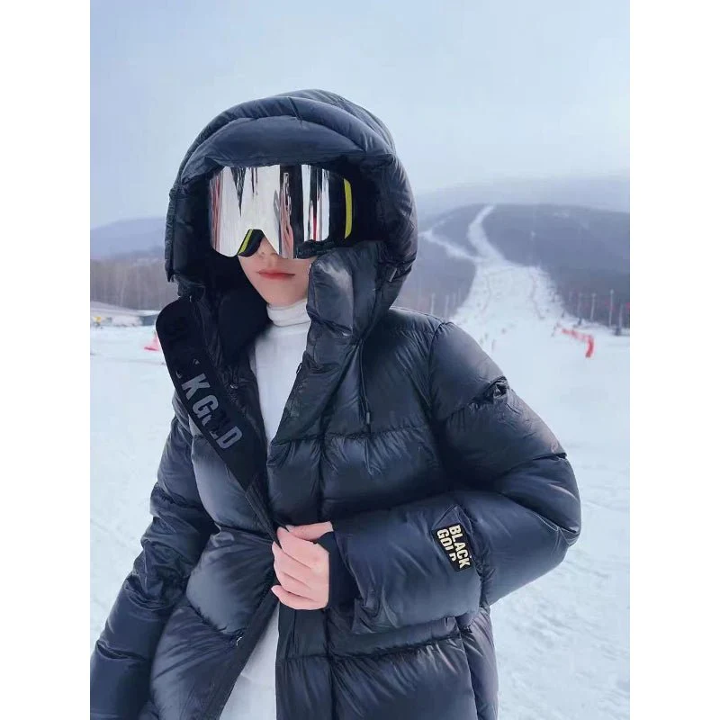 Women’s Long Puffer Coat Hooded