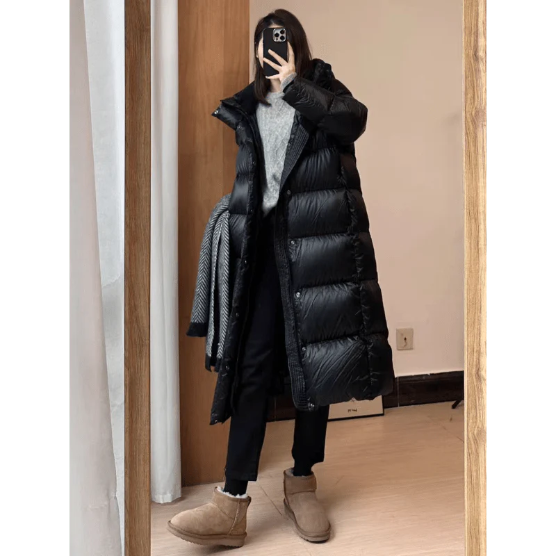 Women’s Long Puffer Coat Hooded