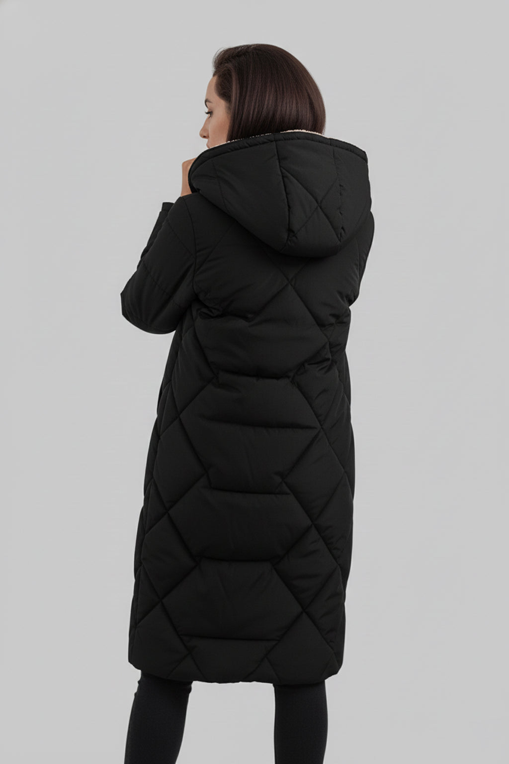 Women’s Long Puffer Jacket Hooded