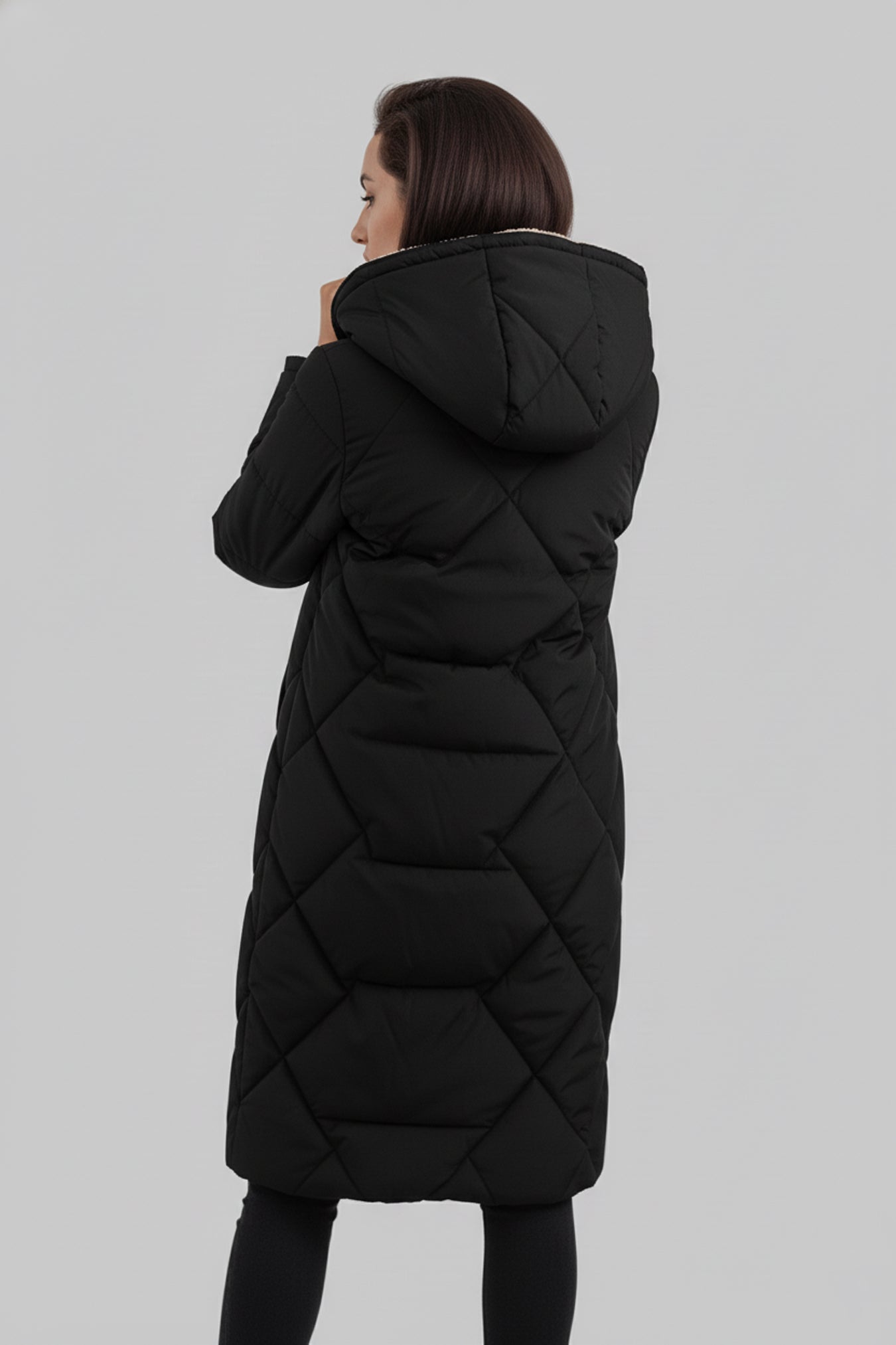 Women’s Long Puffer Jacket Hooded