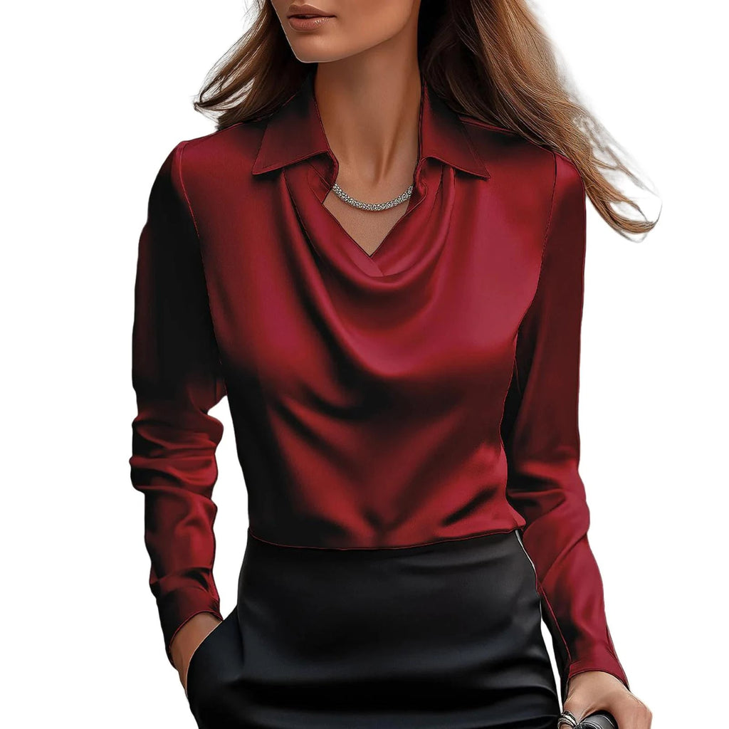 Women’s Long Sleeve Blouse Relaxed Fit
