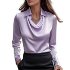 Women’s Long Sleeve Blouse Relaxed Fit