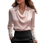 Women’s Long Sleeve Blouse Relaxed Fit