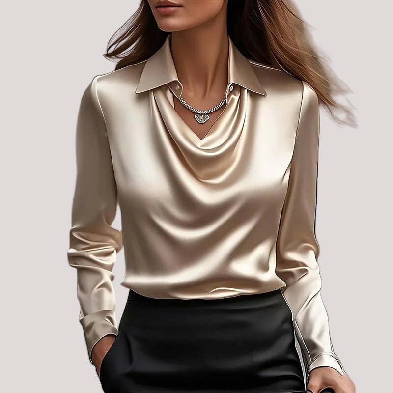 Women’s Long Sleeve Blouse Relaxed Fit