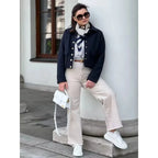 Women’s Long Sleeve Bomber Jacket Relaxed Fit