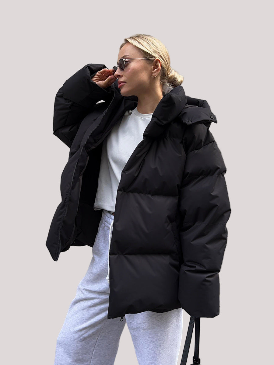 Women’s Oversized Hooded Puffer Jacket Winter