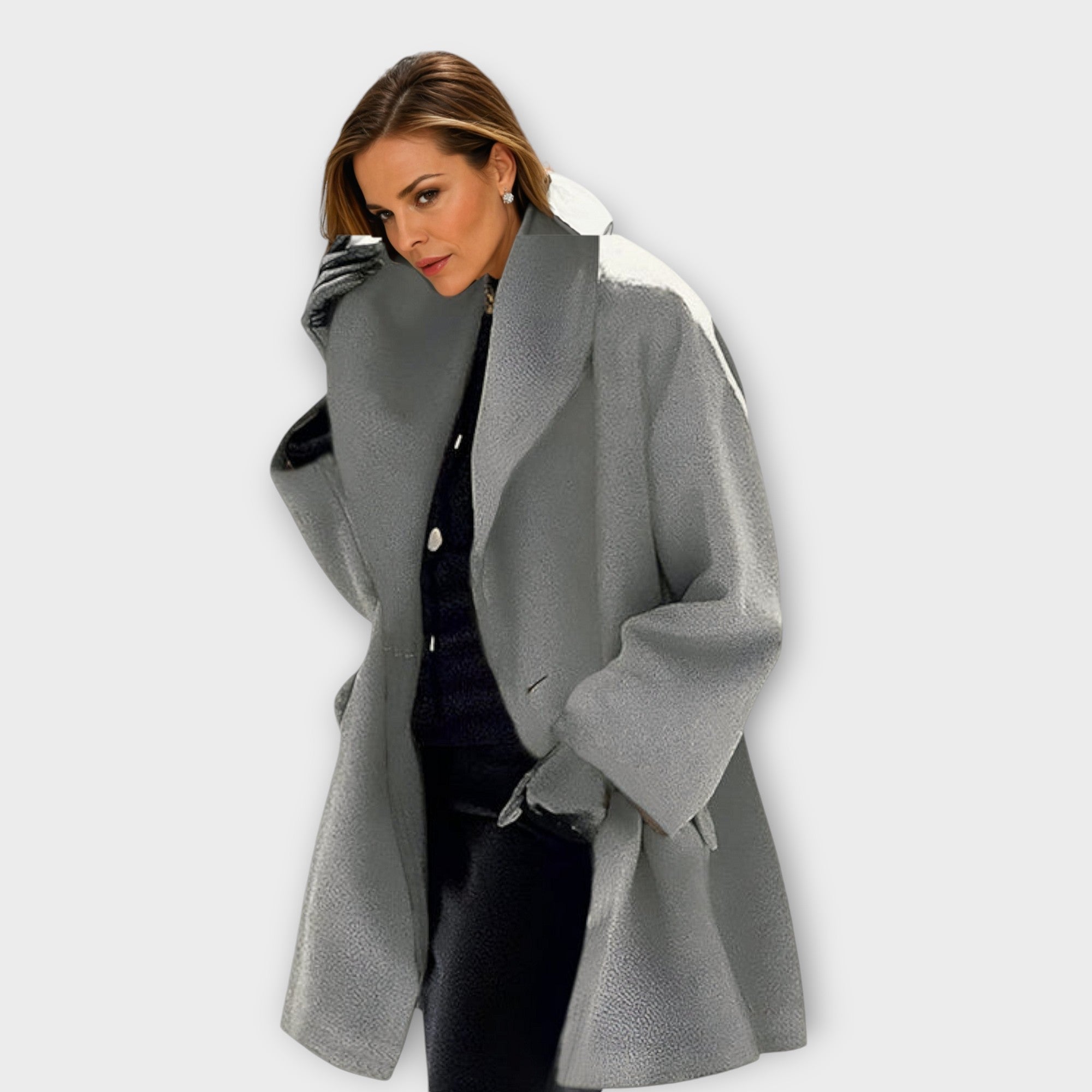 Women’s Oversized Winter Coat Wide Collar