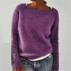 Women’s Round Neck Sweater Long Sleeve