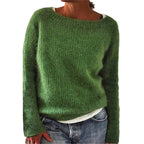 Women’s Round Neck Sweater Long Sleeve