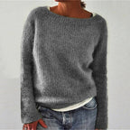 Women’s Round Neck Sweater Long Sleeve
