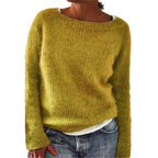 Women’s Round Neck Sweater Long Sleeve