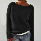 Women’s Round Neck Sweater Long Sleeve