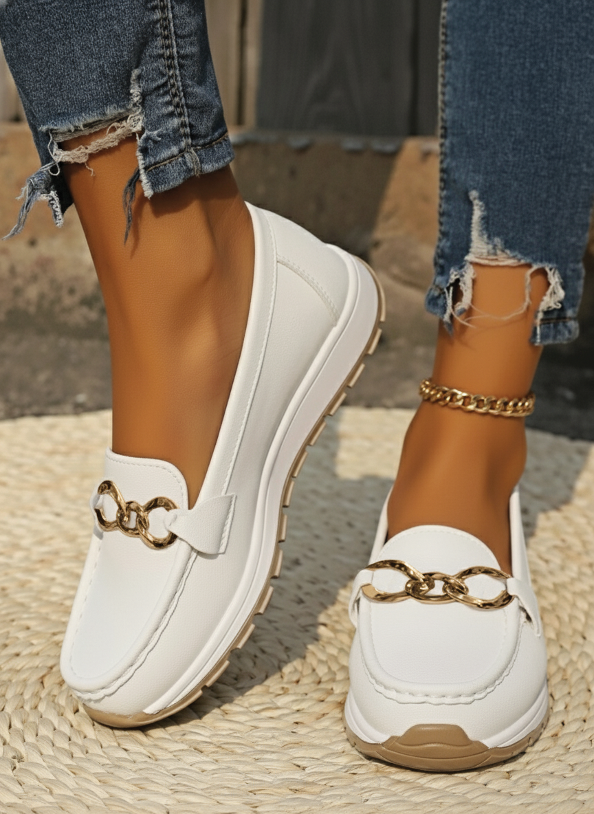 Women’s Slip On Loafers Lace Up