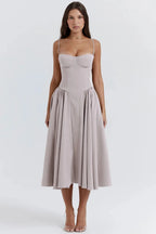 Women’s Strapless Cocktail Dress Midi
