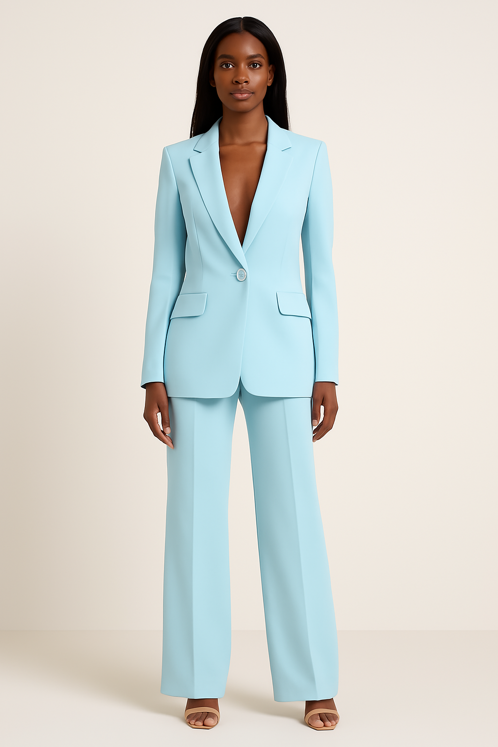 Women’s Tailored Blazer Suit Set