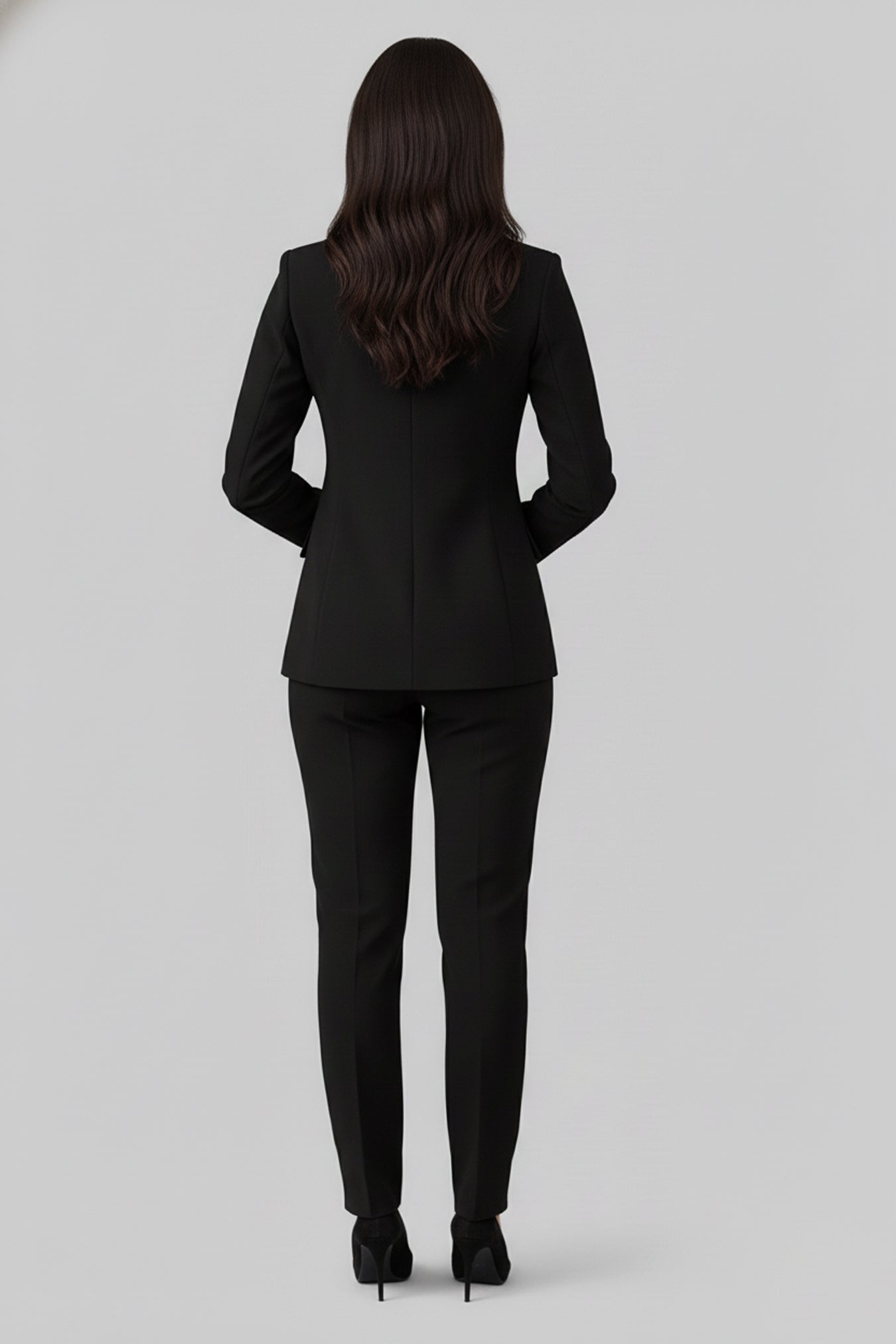 Women’s Tailored Suit Set Double Breasted Blazer