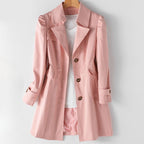 Women’s Trench Coat Button Front