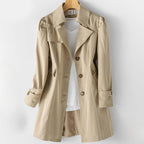 Women’s Trench Coat Button Front